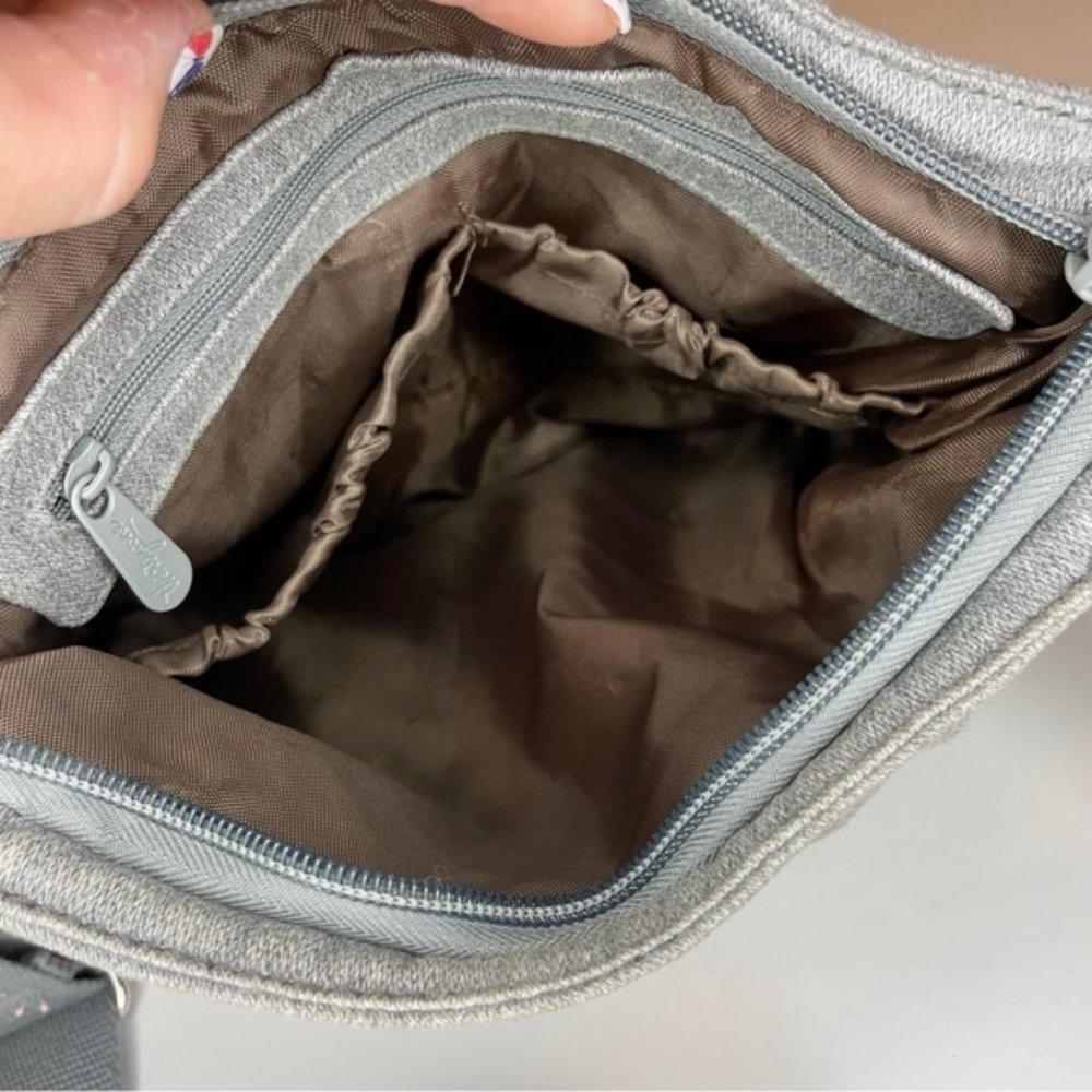 Thirty-One Soft Gray Crossbody Bag - Picture 2 of 4